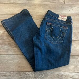 True Religion Bobby Vintage Y2K Denim Jeans Made in USA Boot Cut Flare Stretch